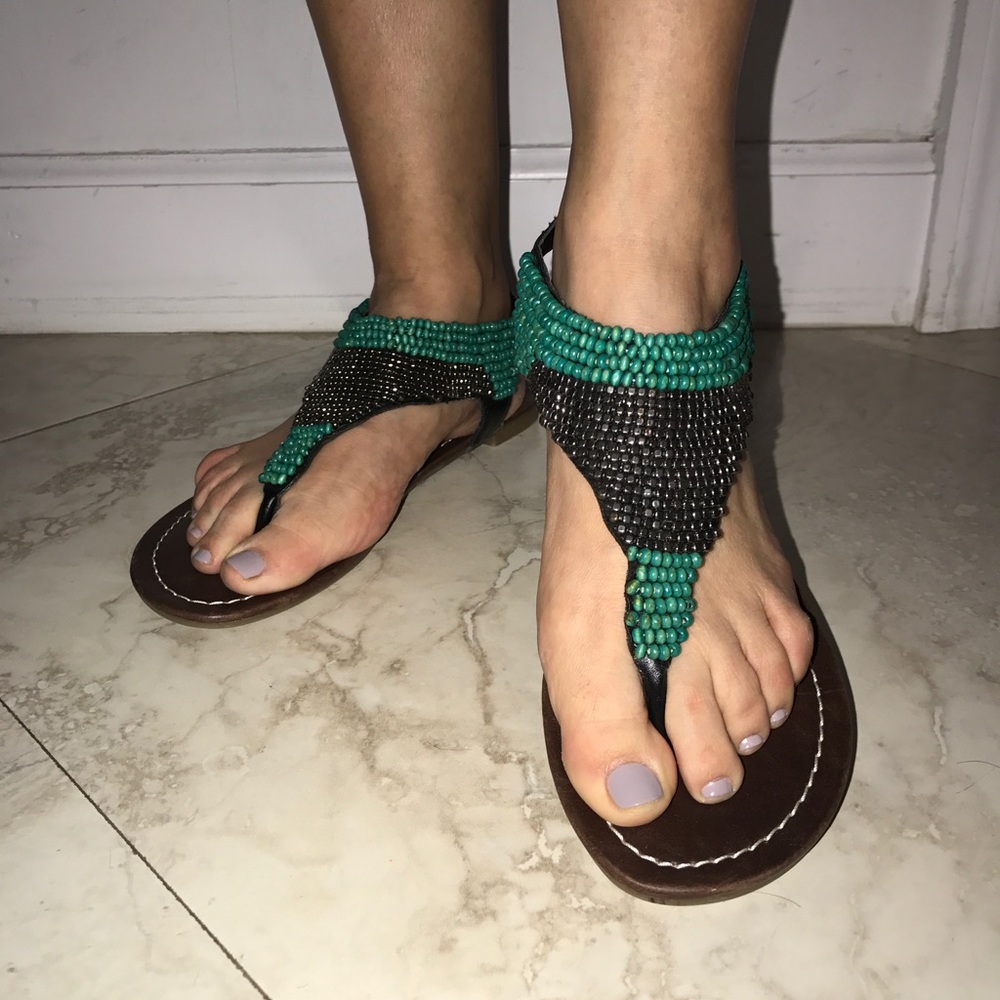 Dolce Vita beaded sandals